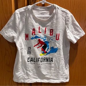 Gap Kids Malibu Surfing Boys T-Shirt Size XS